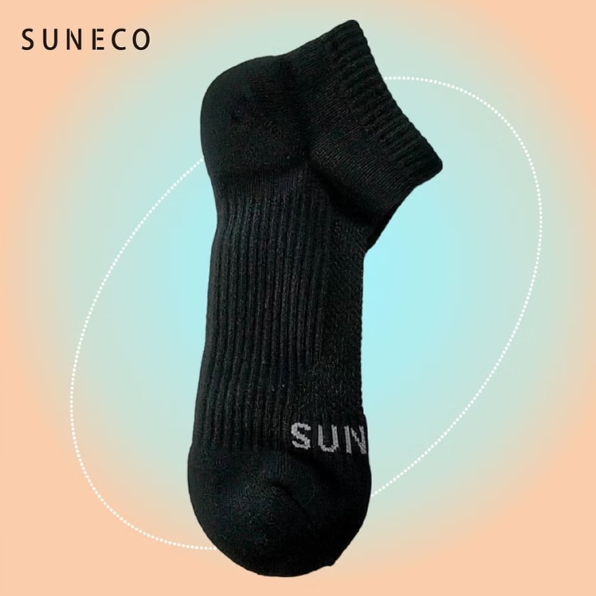 【愛森客】SUNECO專利鉐墨梅超能振復健襪-短襪-3雙組