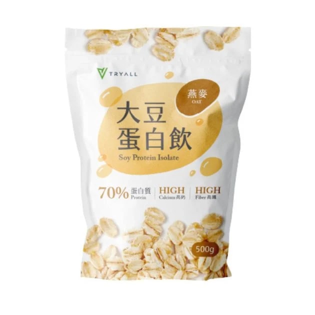 【TRYALL】大豆蛋白飲-蕎麥/燕麥(500g/袋)
