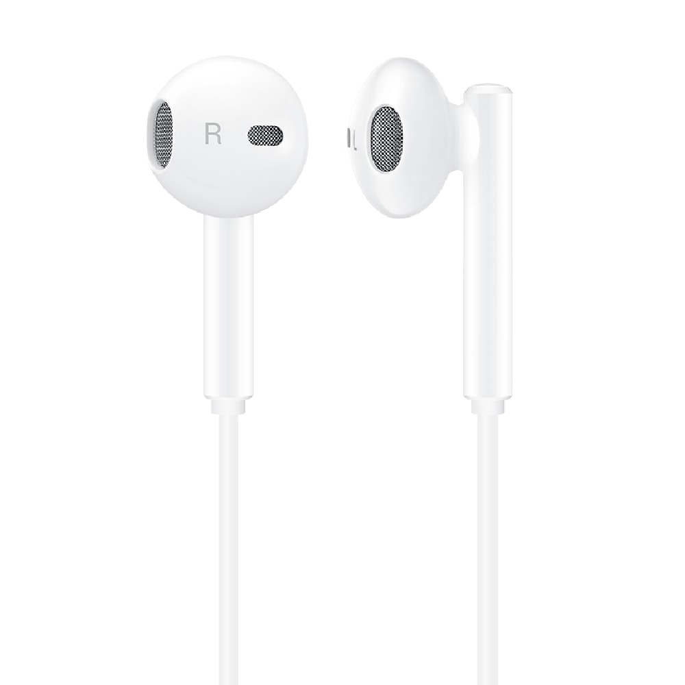 【honor 榮耀】原廠AM33經典 半入耳式線控耳機 Type C - 白 (新款盒裝)