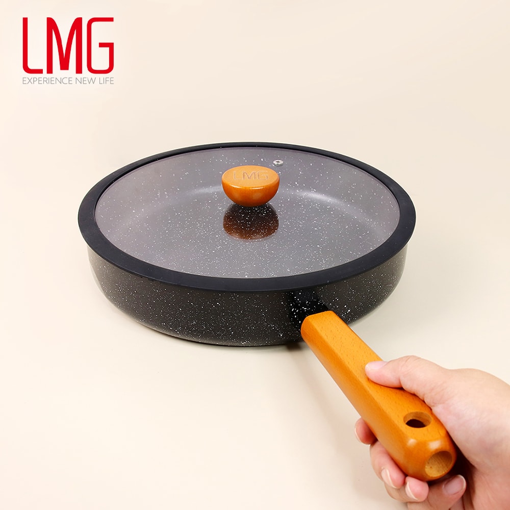 【LMG】雪藏系列不沾平底鍋28cm(含蓋)