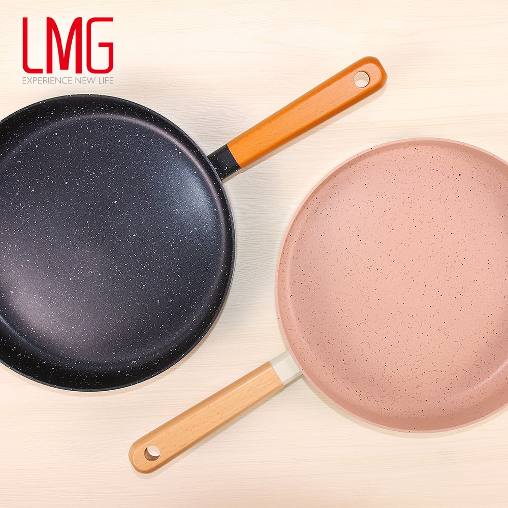 【LMG】雪藏系列不沾平底鍋28cm(含蓋)