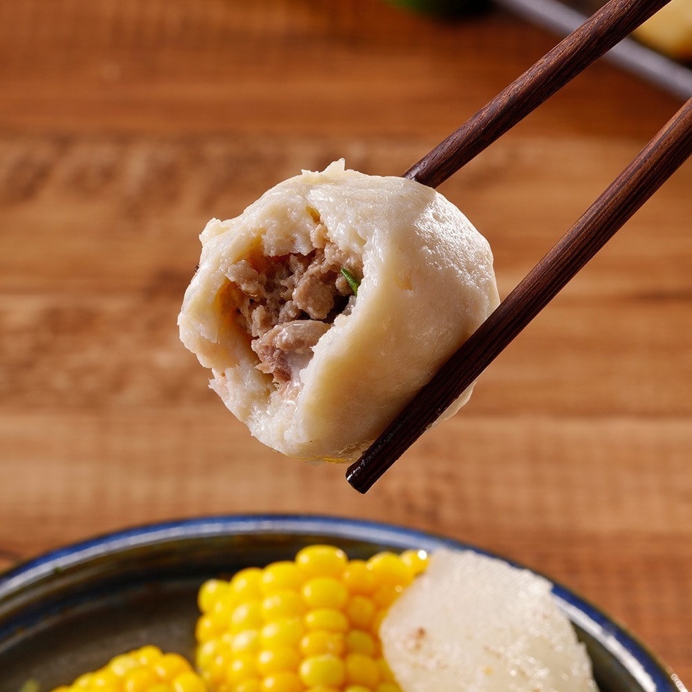 【華得水產】東港黑鮪魚丸4包組(300g/包)