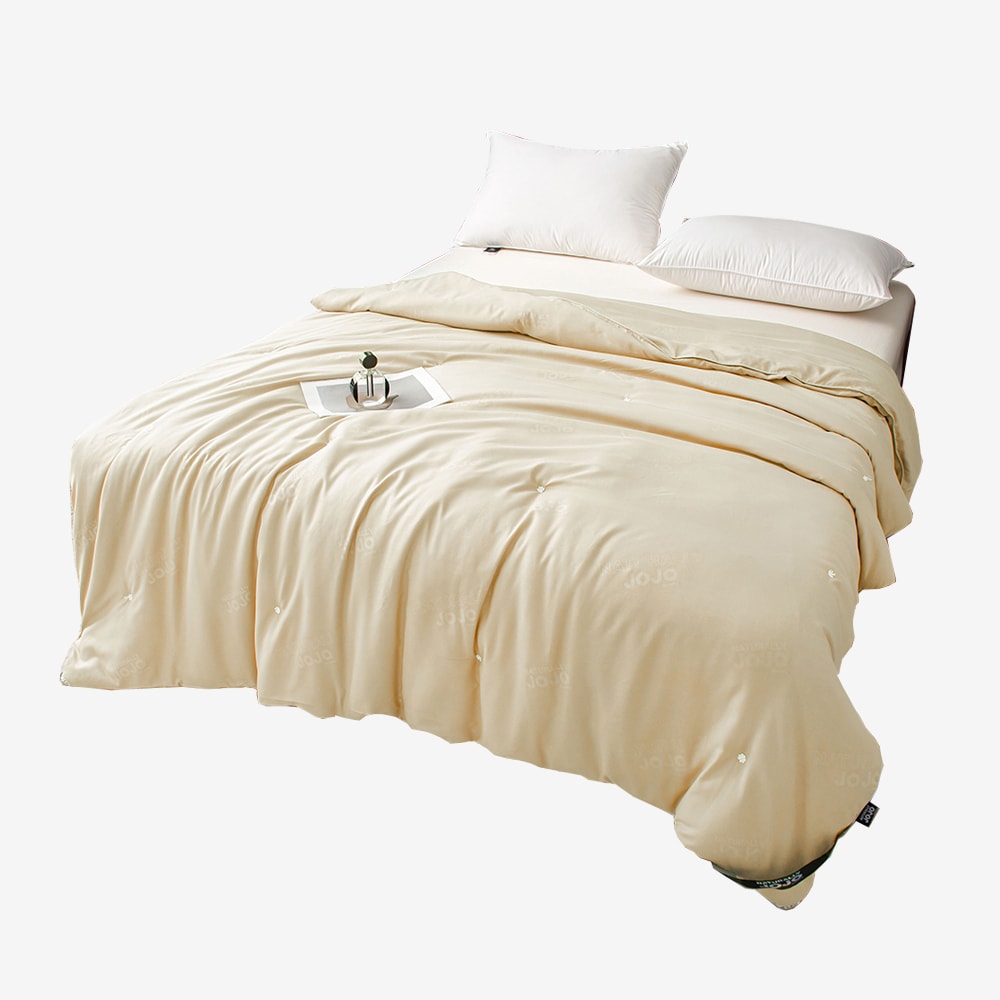 【NATURALLY JOJO】銀離子抗菌手工蠶絲被(雙人尺寸/素色/保暖/棉被/冬被)