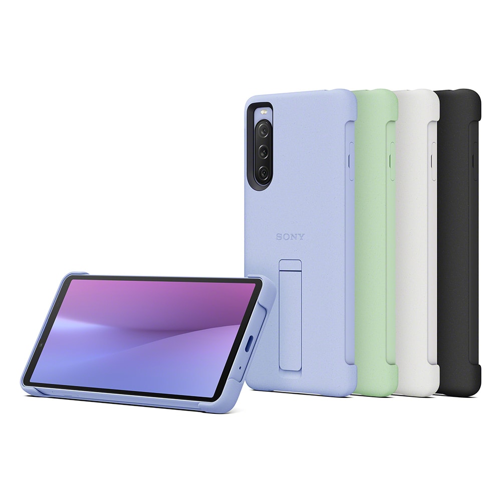 【SONY 索尼】Xperia 10 V 專用可立式時尚保護殼 XQZ-CBDC 原廠保護殼 -送側翻皮套