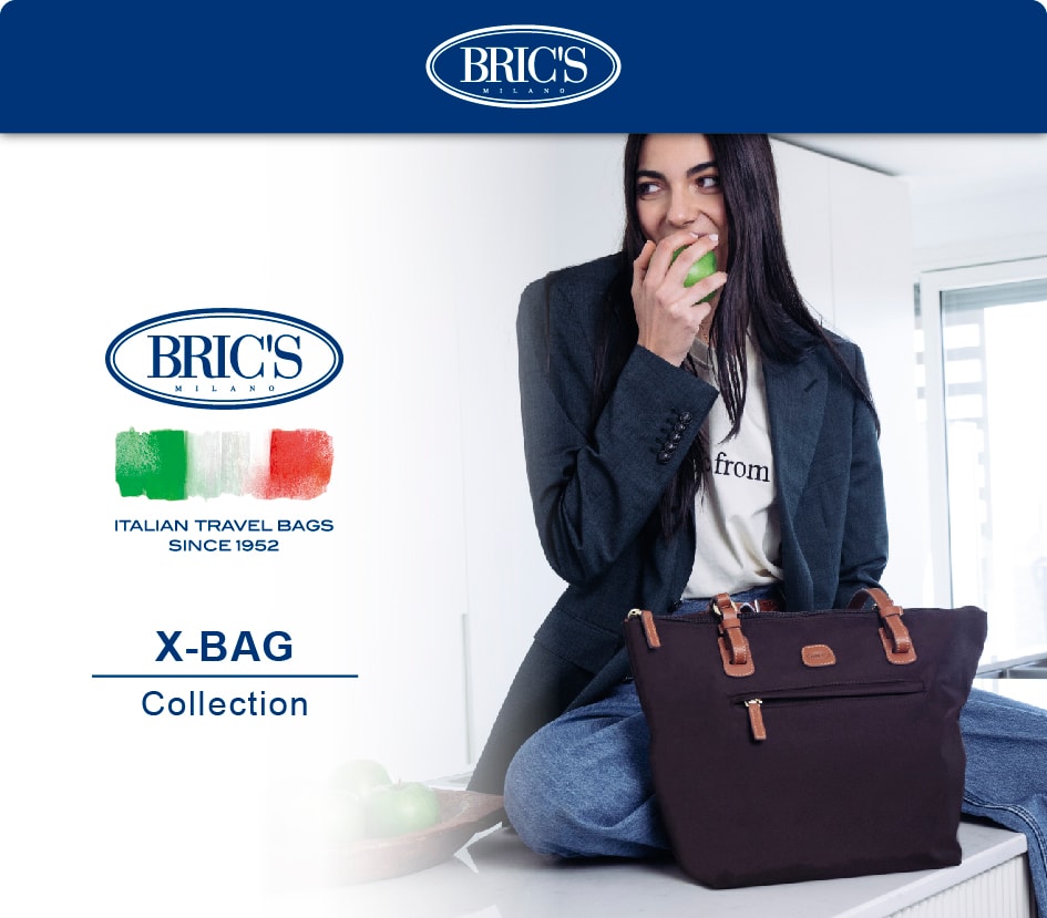 【BRIC'S】X-Bag 3合1中手提肩背袋 三色 / M