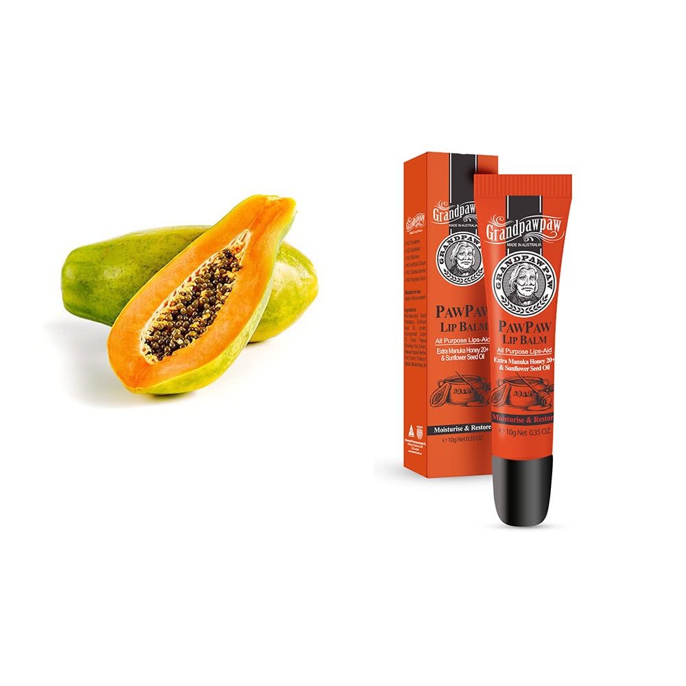 【澳洲 Grandpawpaw】木瓜護唇膏含曼努考蜂蜜葵花籽油(4 入組 10g/條)