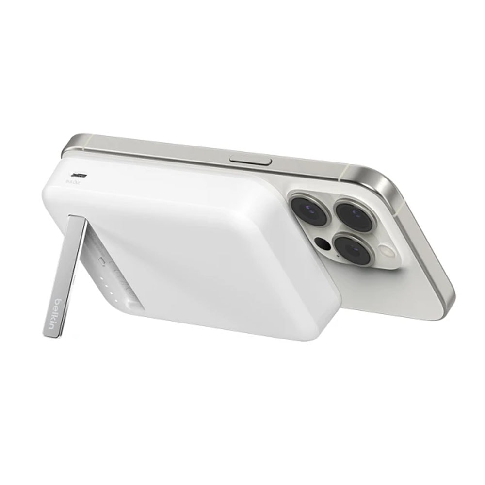 【BELKIN】BoostCharge Pro Qi2 磁吸無線充電行動電源 10000mAh (內附1M雙USB-C線) BPD008