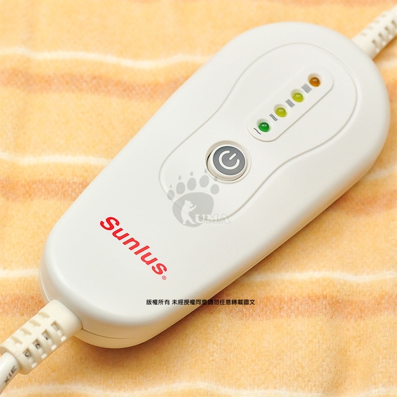 【Sunlus 三樂事】輕薄單人電熱毯 SP2701OR 80x140cm (智慧控溫)