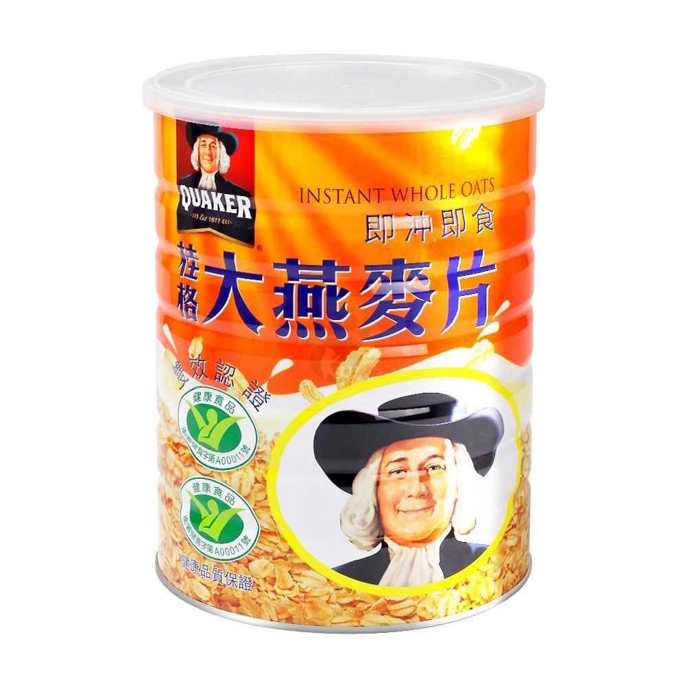 【QUAKER 桂格】即沖即食大燕麥片 1100g/6瓶 (箱購)
