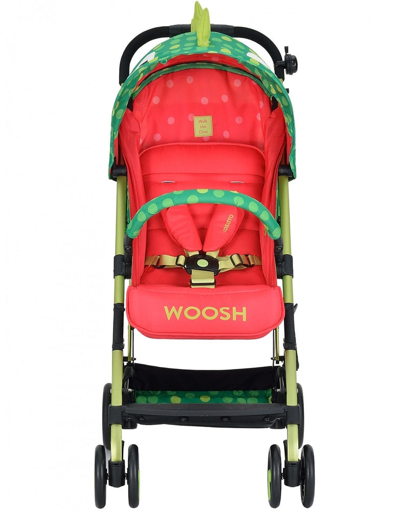 【HTGC】綠恐龍鋁合金嬰兒車(單手秒收/鋁合金車架/單腳剎車/170度平躺)嬰兒車/推車/手推車/娃娃車/多功能推車