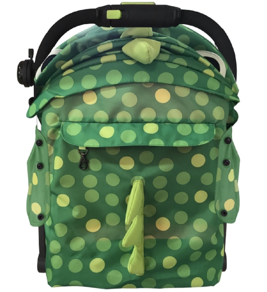 【HTGC】綠恐龍鋁合金嬰兒車(單手秒收/鋁合金車架/單腳剎車/170度平躺)嬰兒車/推車/手推車/娃娃車/多功能推車