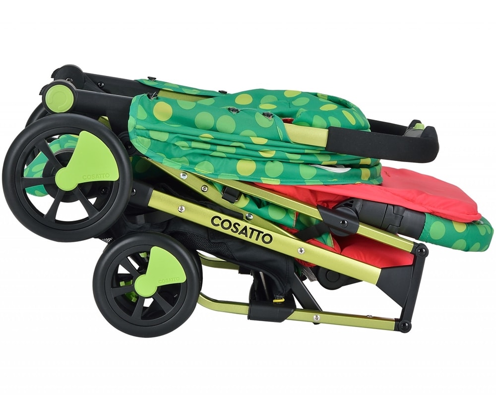 【HTGC】綠恐龍鋁合金嬰兒車(單手秒收/鋁合金車架/單腳剎車/170度平躺)嬰兒車/推車/手推車/娃娃車/多功能推車