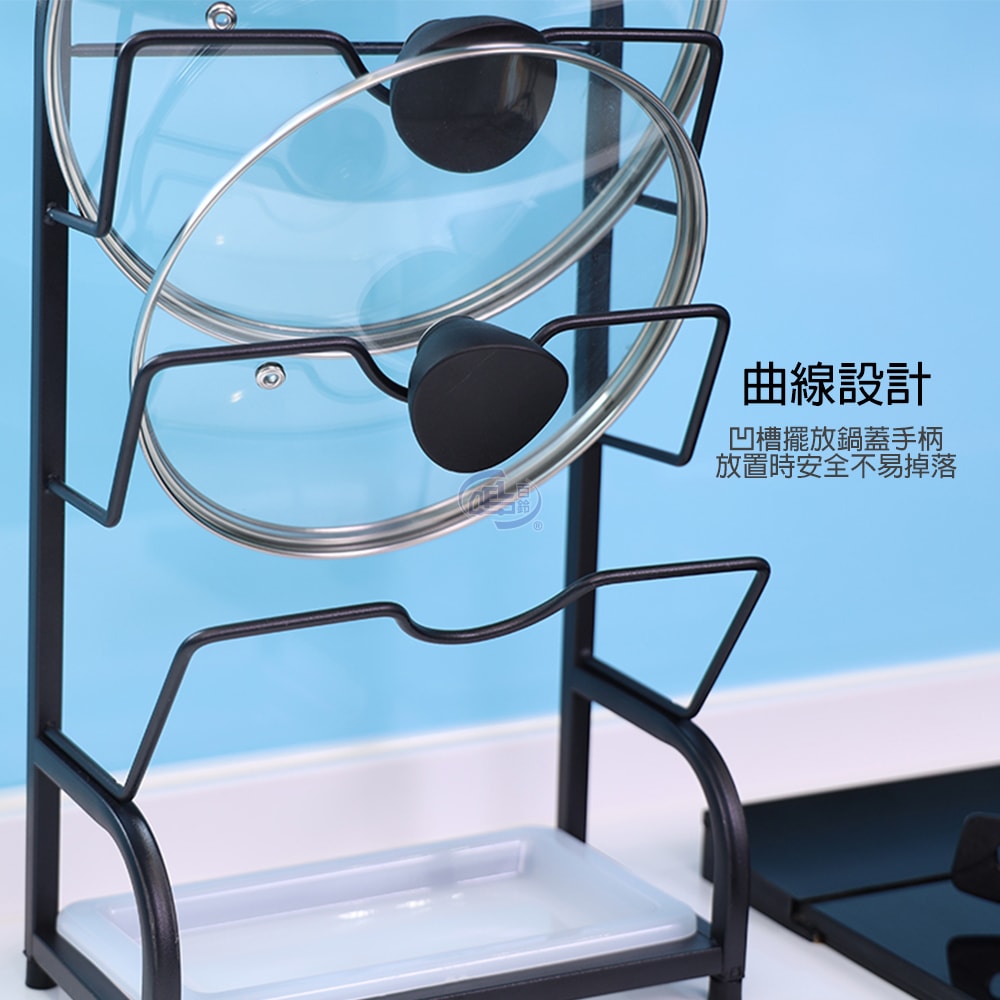 【百鈴】卡豪收廚房鍋具收納組(鍋架/廚房收納/置物架/收納架/廚具收納/四層架)