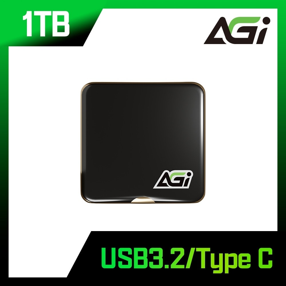 【AGI 亞奇雷】EDM38 USB3.2 Gen2 1TB磁吸式SSD