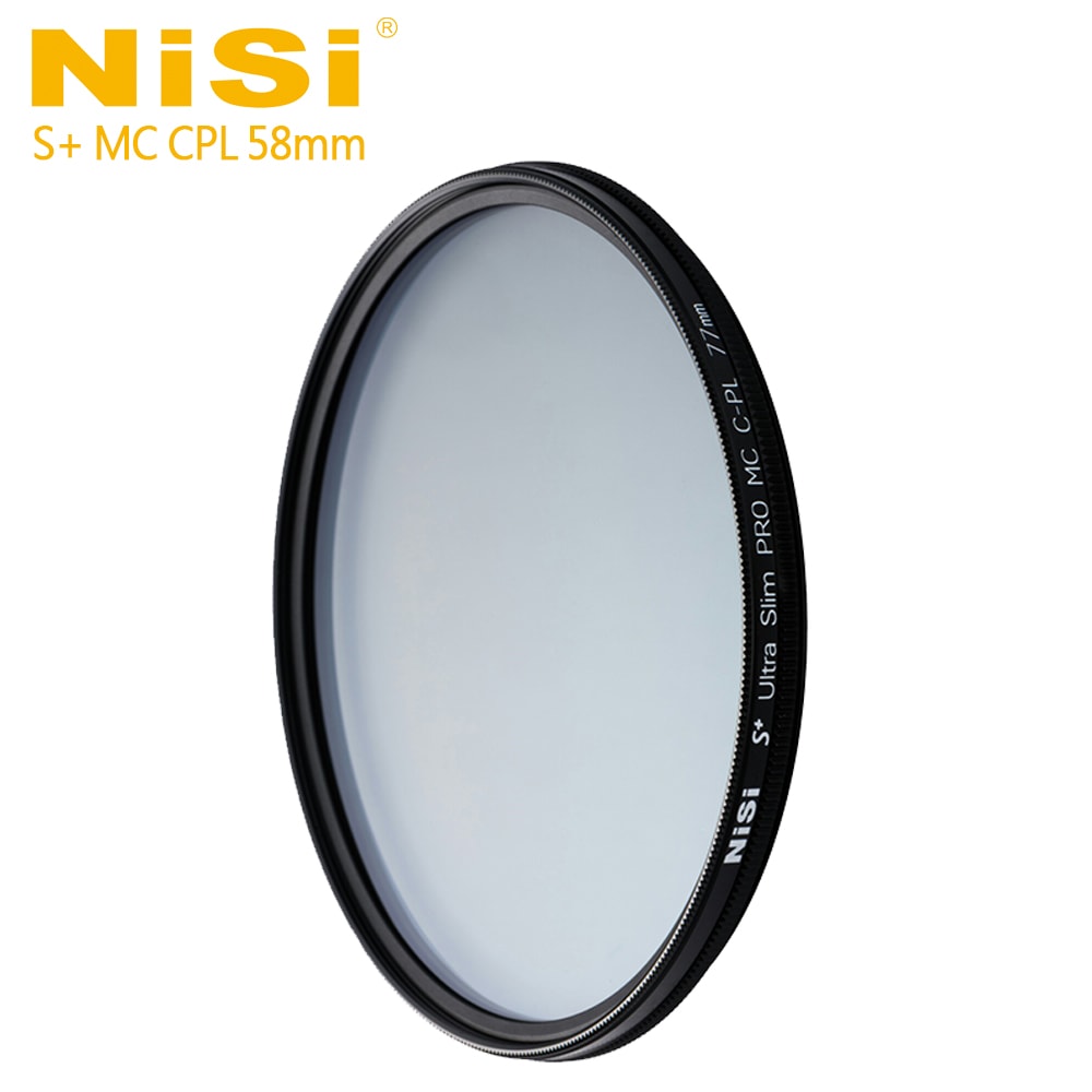 【NISI 耐司】S+MC-CPL 58mm Ultra Slim Pro超薄雙面多層鍍膜偏光鏡