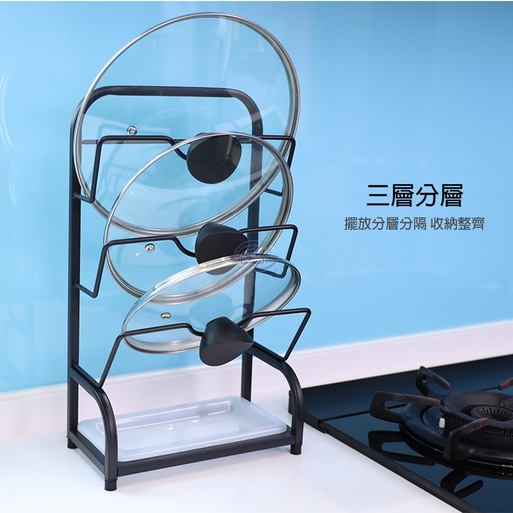 【百鈴】卡豪收廚房鍋具收納組(鍋架/廚房收納/置物架/收納架/廚具收納/四層架)