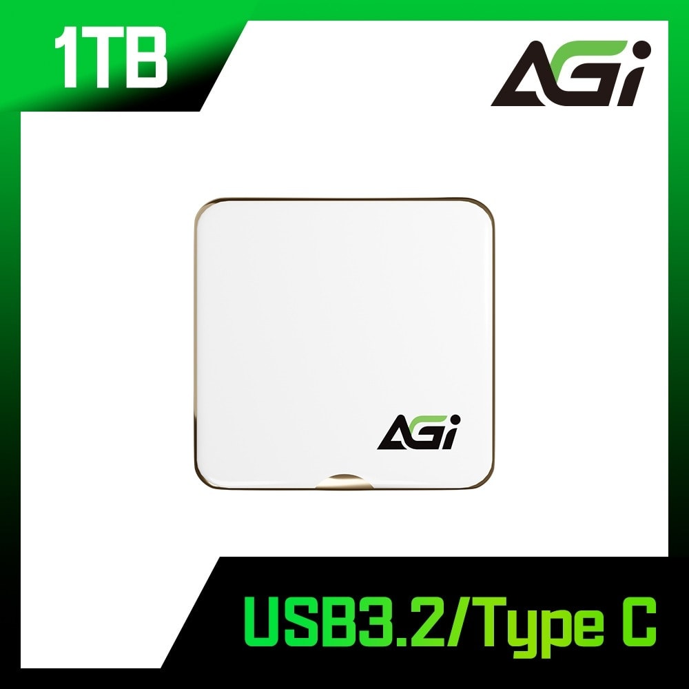 【AGI 亞奇雷】EDM38 USB3.2 Gen2 1TB磁吸式SSD