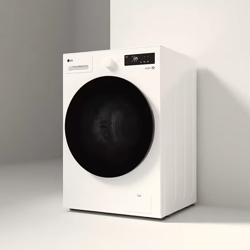 【LG 樂金】AI DD™蒸洗脫滾筒洗衣機 18公斤(雲霧白) ｜WD-S18NW