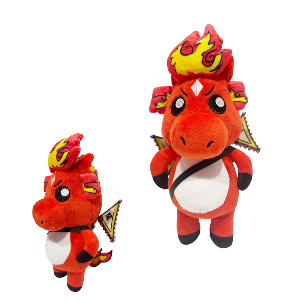 【花太太】赤兔小火馬絨毛娃娃玩偶21公分