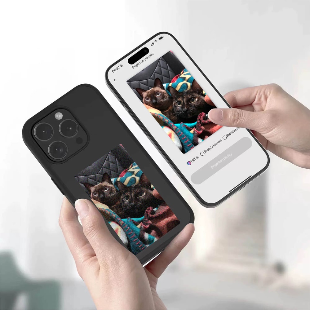 【DITTO】電子墨水手機殼 客製化手機殼 最新款四色墨 ( iPhone 15、16系列適用)