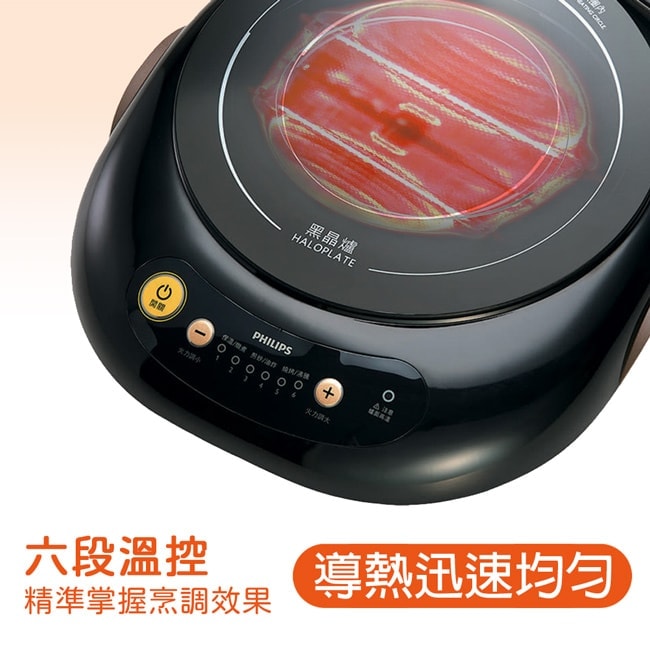 【Philips 飛利浦】黑晶爐HD4988