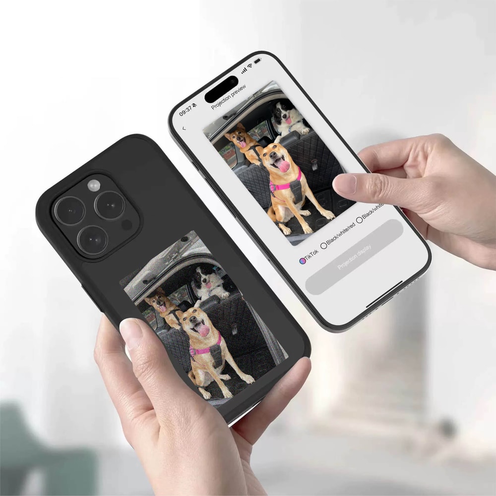 【DITTO】電子墨水手機殼 客製化手機殼 最新款四色墨 ( iPhone 15、16系列適用)