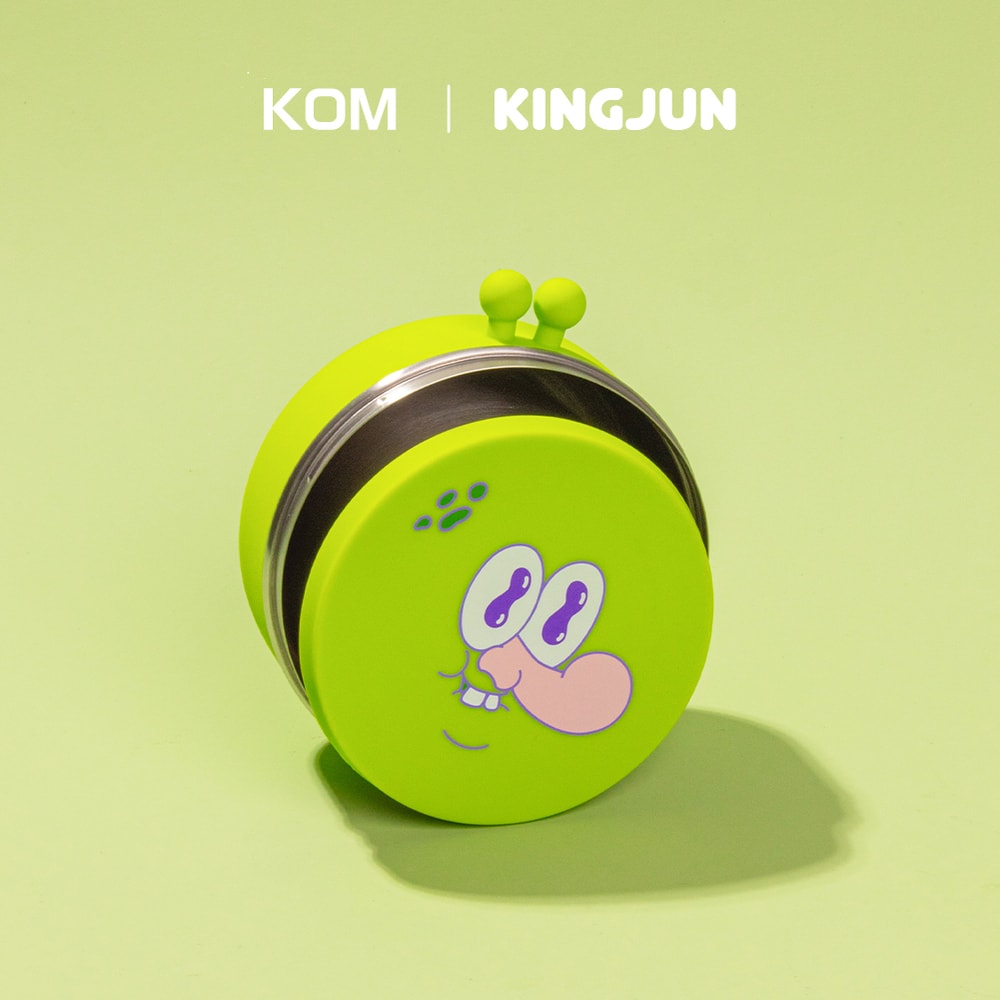 【KOM】xKINGJUN可微波不鏽鋼便當盒-蠢兔/BT