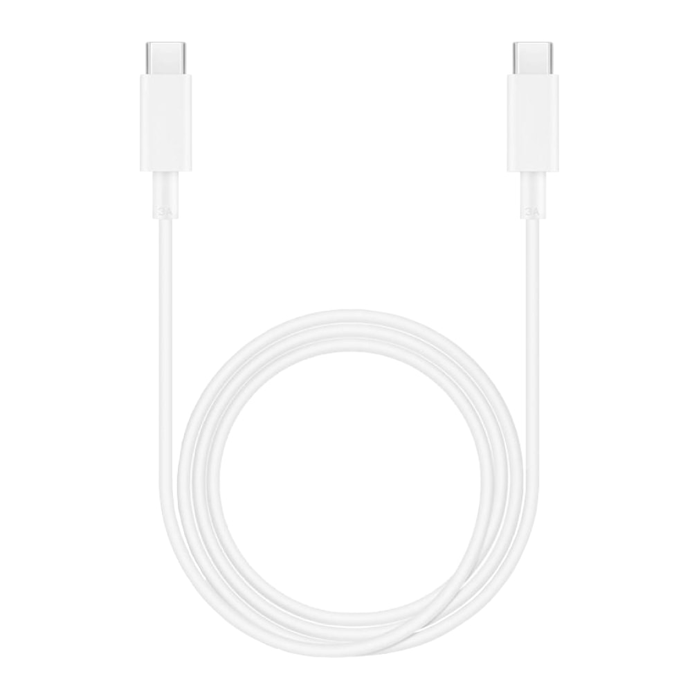 【HUAWEI 華為】原廠CP74 3A Type-C to Type-C 快充充電線 1M - 白 (盒裝)
