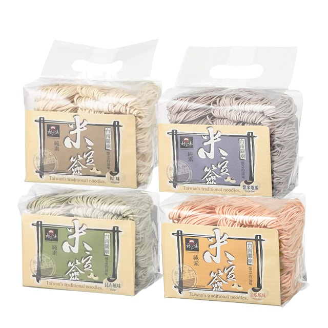 【村家味】家庭袋裝 米豆簽600g (共四種口味-原味/金瓜/紫地瓜/昆布)