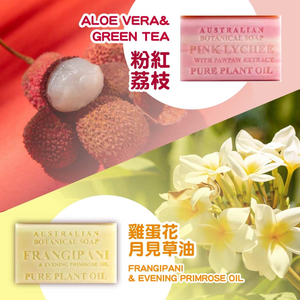 【Australian Botanical Soap】【Australian Botanical Soap】澳洲製植物精油香皂x2盒(200g*8入)