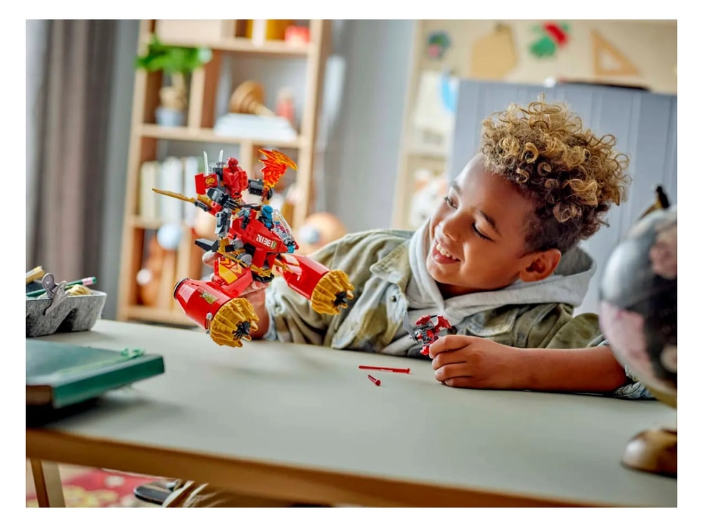 【LEGO 樂高】磚星球〡 71830 旋風忍者 赤地的機械人風暴騎士 Kai's Mech Storm Rider