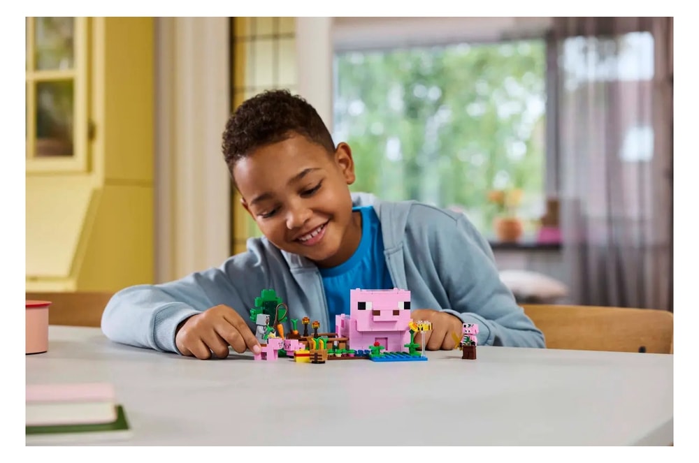 【LEGO 樂高】磚星球〡 21268 當個創世神 豬寶寶屋 The Baby Pig House