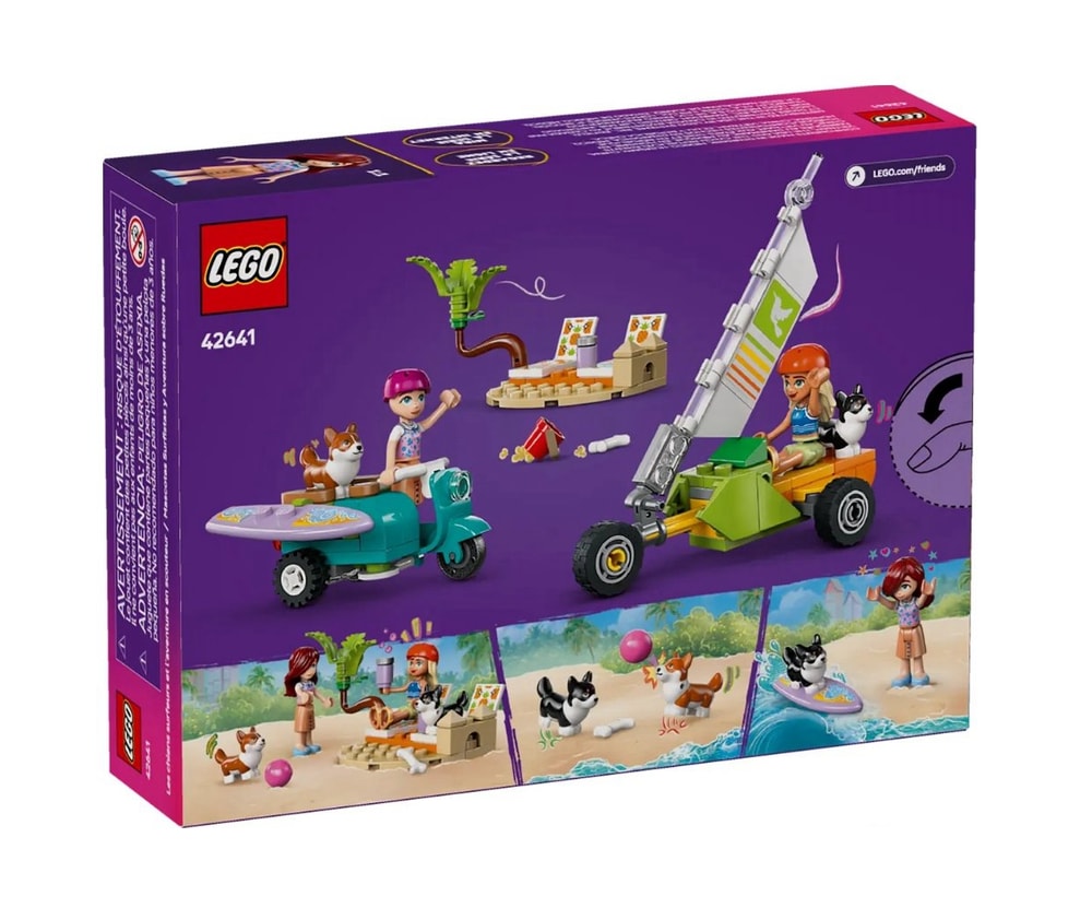 【LEGO 樂高】磚星球〡 42641 好朋友系列 衝浪狗狗和摩托車冒險 Surfing Dogs and Scooter Adventure