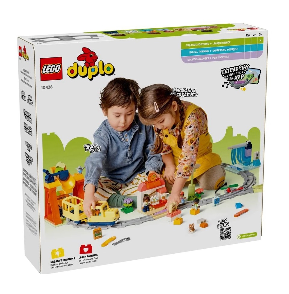 【LEGO 樂高】磚星球〡 10428 得寶系列 大型互動式社區列車 Big Interactive Community Train