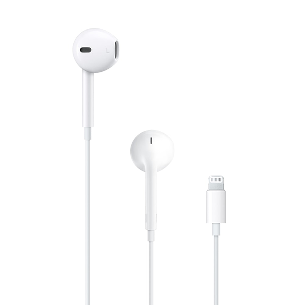 【Apple】EarPods (Lightning 連接器) 贈矽膠束帶*1