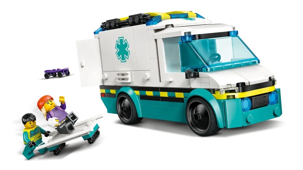 【LEGO 樂高】磚星球〡 60451 城市系列 緊急救護車 Emergency Ambulance