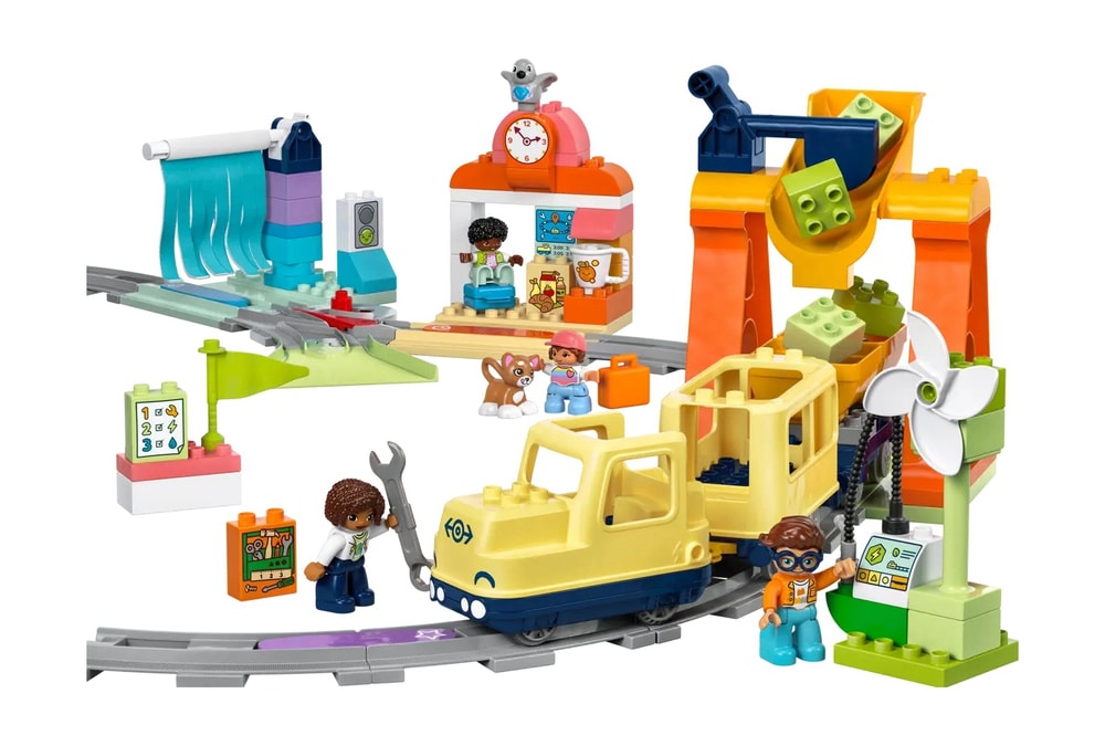 【LEGO 樂高】磚星球〡 10428 得寶系列 大型互動式社區列車 Big Interactive Community Train