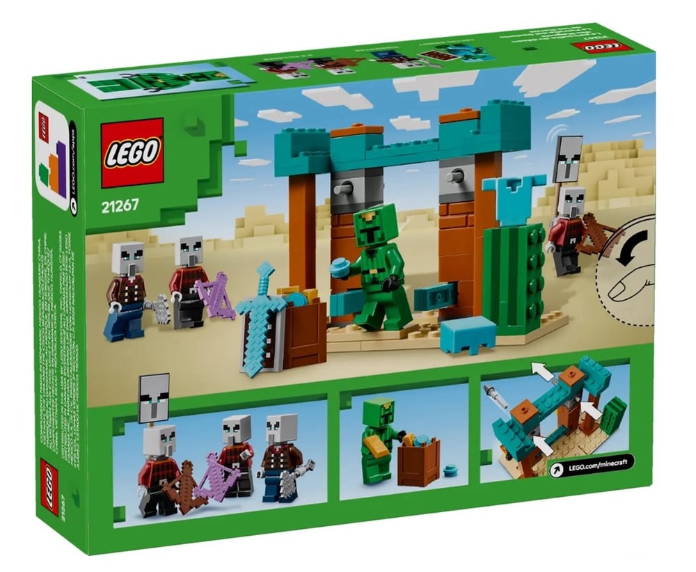【LEGO 樂高】磚星球〡 21267 當個創世神 災厄沙漠巡邏隊 The Illager Desert Patrol
