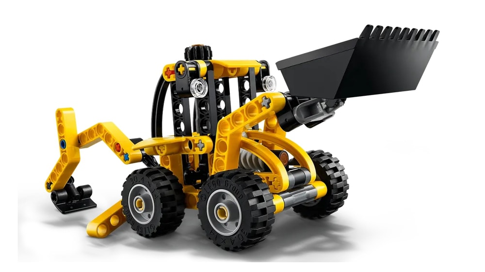 【LEGO 樂高】磚星球〡 42197 動力科技 反鏟裝載機 Backhoe Loader