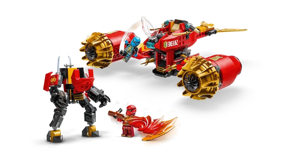 【LEGO 樂高】磚星球〡 71830 旋風忍者 赤地的機械人風暴騎士 Kai's Mech Storm Rider