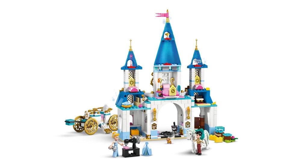 【LEGO 樂高】磚星球〡 43275 迪士尼系列 灰姑娘的城堡和馬車 Cinderella's Castle & Horse Carriage