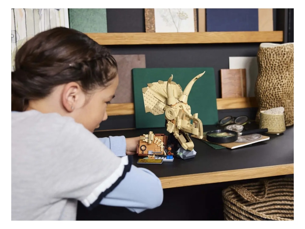 【LEGO 樂高】磚星球〡 76969 侏儸紀世界 恐龍化石：三角龍頭骨 Dinosaur Fossils: Triceratops Skull