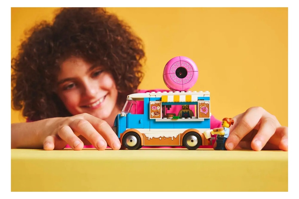 【LEGO 樂高】磚星球〡 60452 城市系列 甜甜圈車 Donut Truck