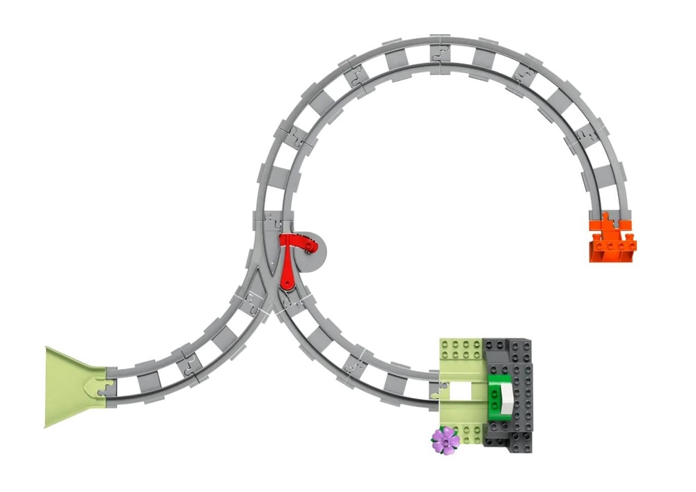 【LEGO 樂高】磚星球〡 10425 得寶系列 火車隧道和軌道擴充組 Train Tunnel and Tracks Expansion Set