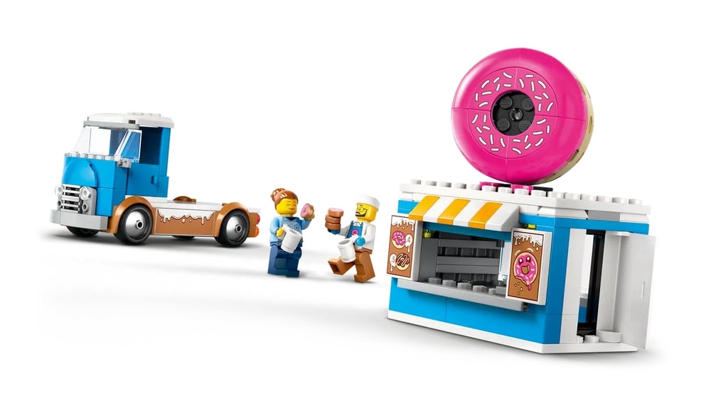 【LEGO 樂高】磚星球〡 60452 城市系列 甜甜圈車 Donut Truck
