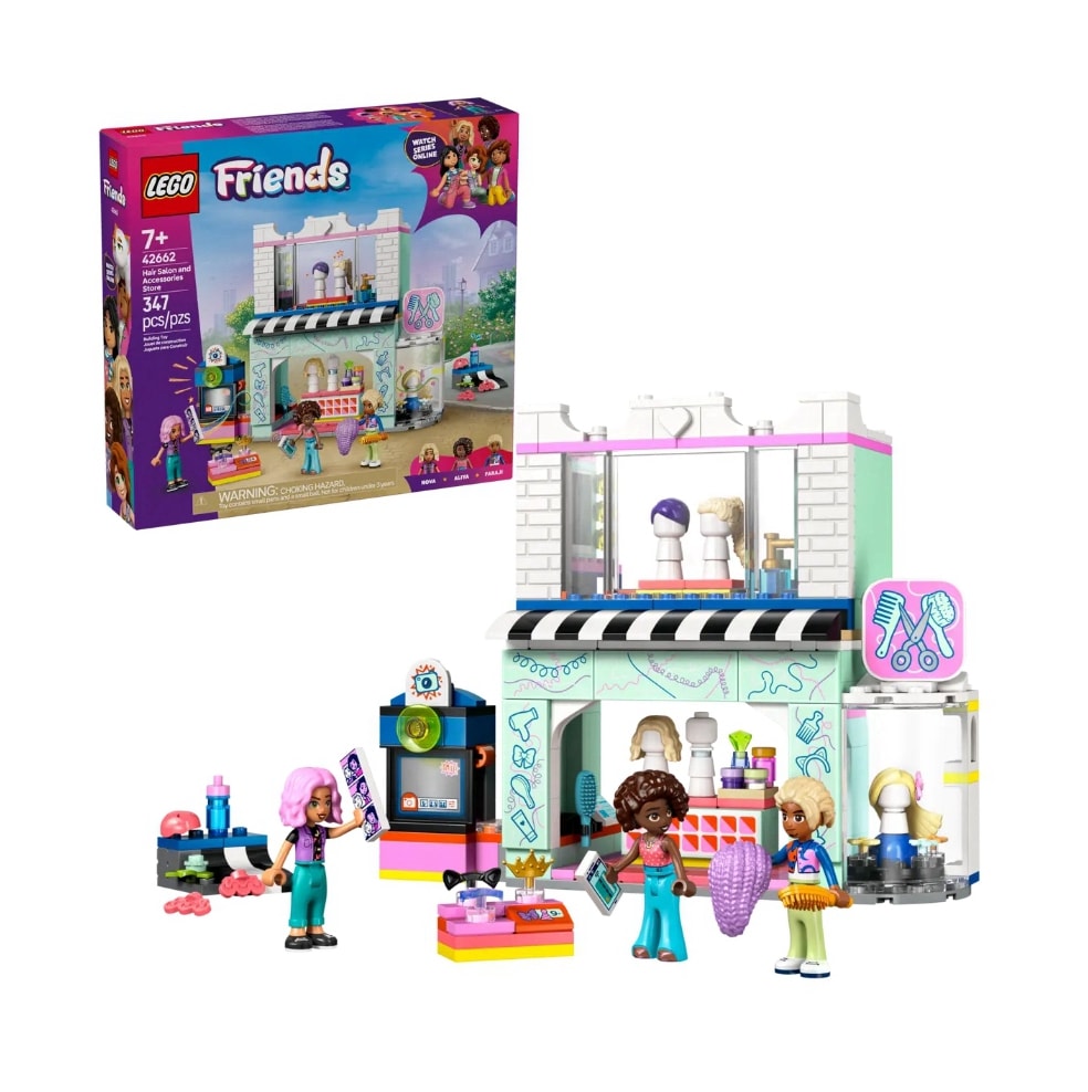【LEGO 樂高】磚星球〡 42662 好朋友系列 美髮沙龍和配飾店 Hair Salon and Accessories Store