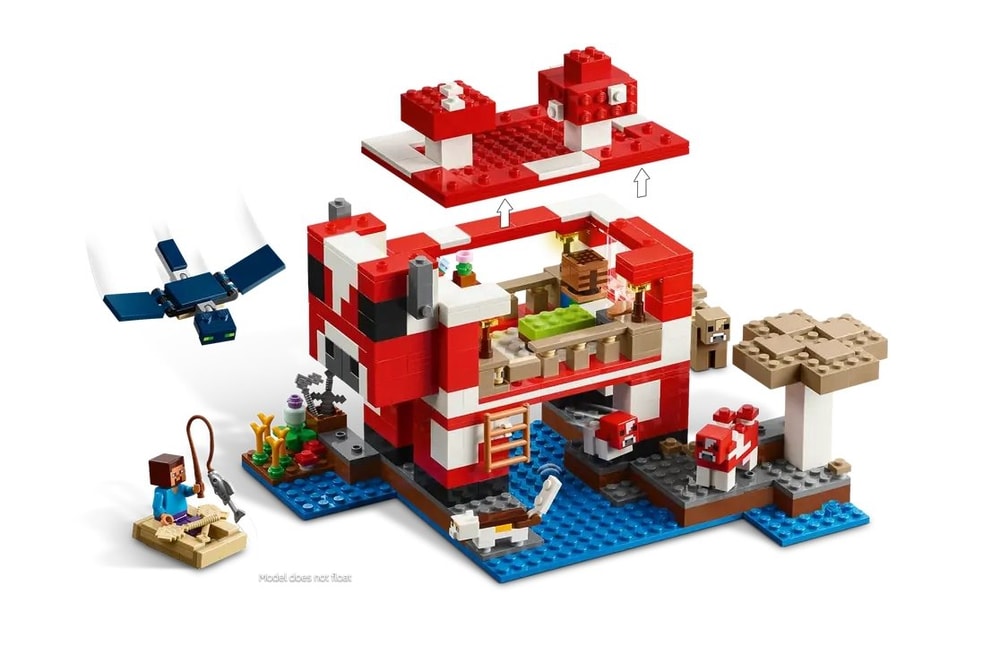 【LEGO 樂高】磚星球〡 21270 當個創世神 哞菇屋 The Mooshroom House