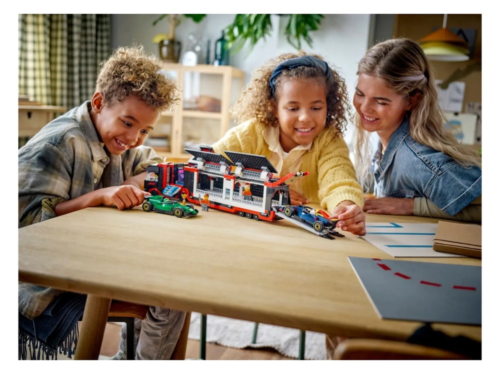 【LEGO 樂高】磚星球〡 60445 城市系列 F1卡車和RB20與AMR24F1汽車 F1® Truck with RB20 & AMR24 F1® Cars