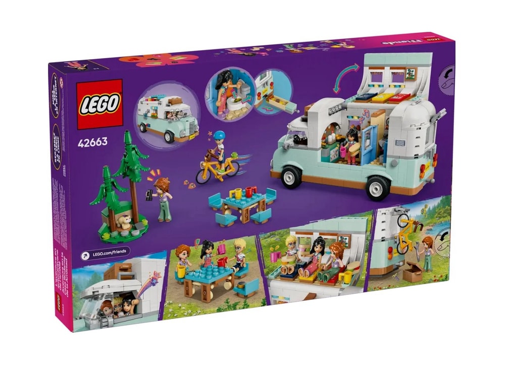 【LEGO 樂高】磚星球〡 42663 好朋友系列 友誼露營車冒險 Friendship Camper Van Adventure