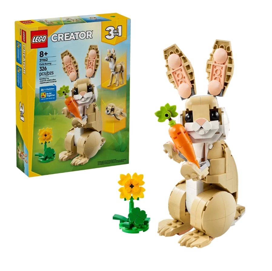 【LEGO 樂高】磚星球〡 31162 三合一系列 可愛兔子 Cute Bunny